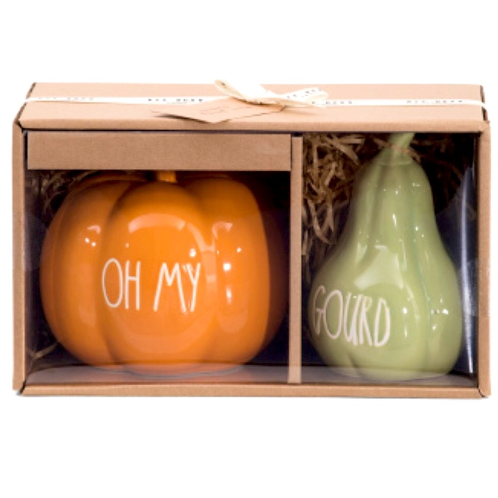 Rae Dunn “OH MY GOURD” boxed gift set